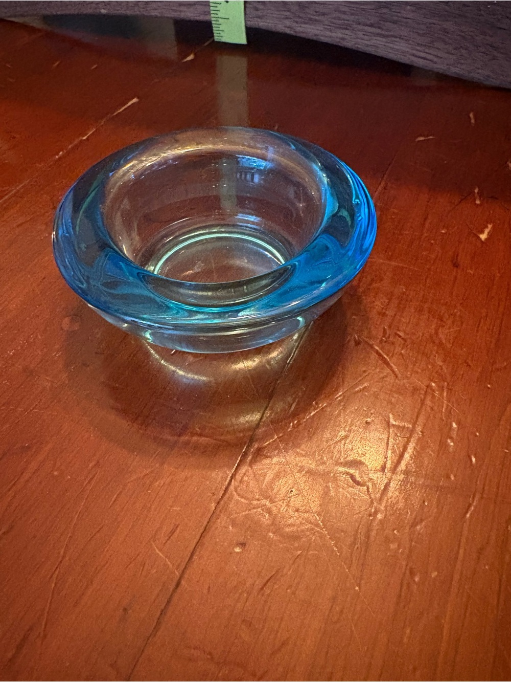 Blue Glass Decorative votive Holder